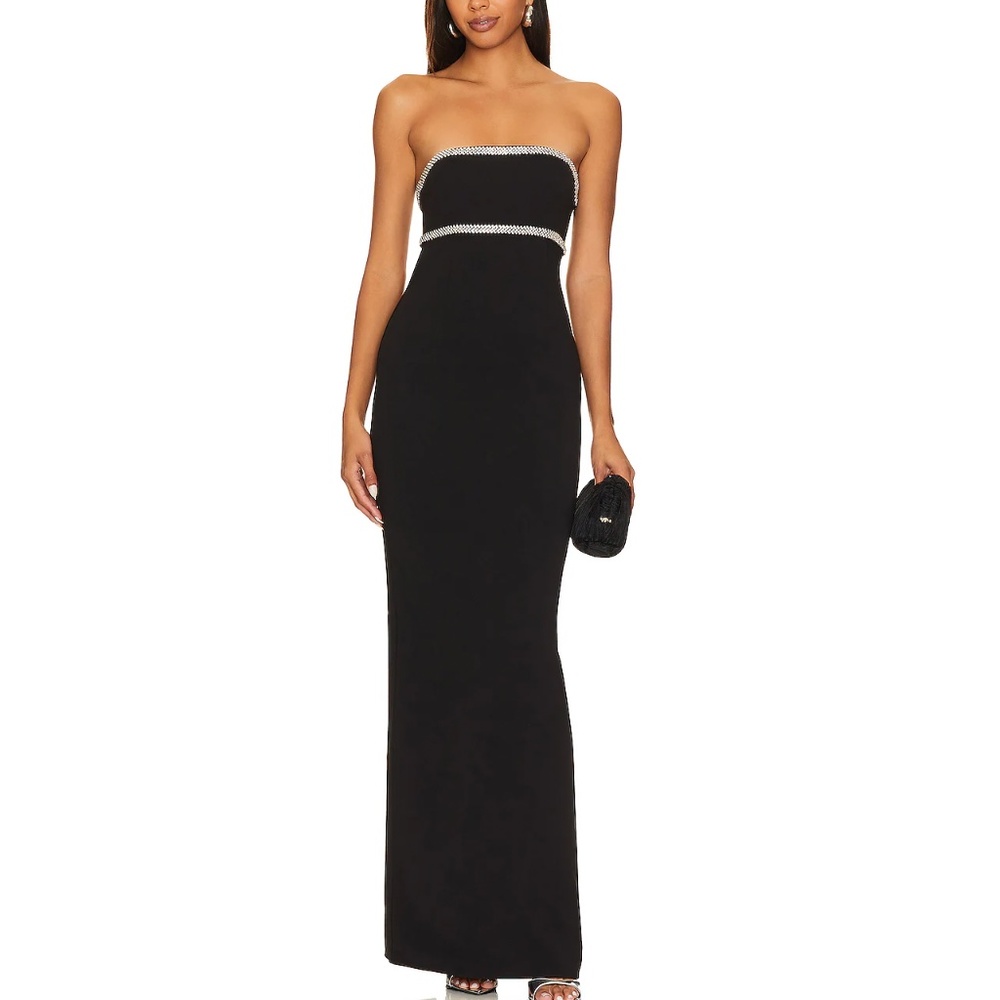 NWT Revolve Lovers and Friend x Rachel Cosette Gown - Black